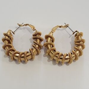 Elegant Gold Hoop Earrings
